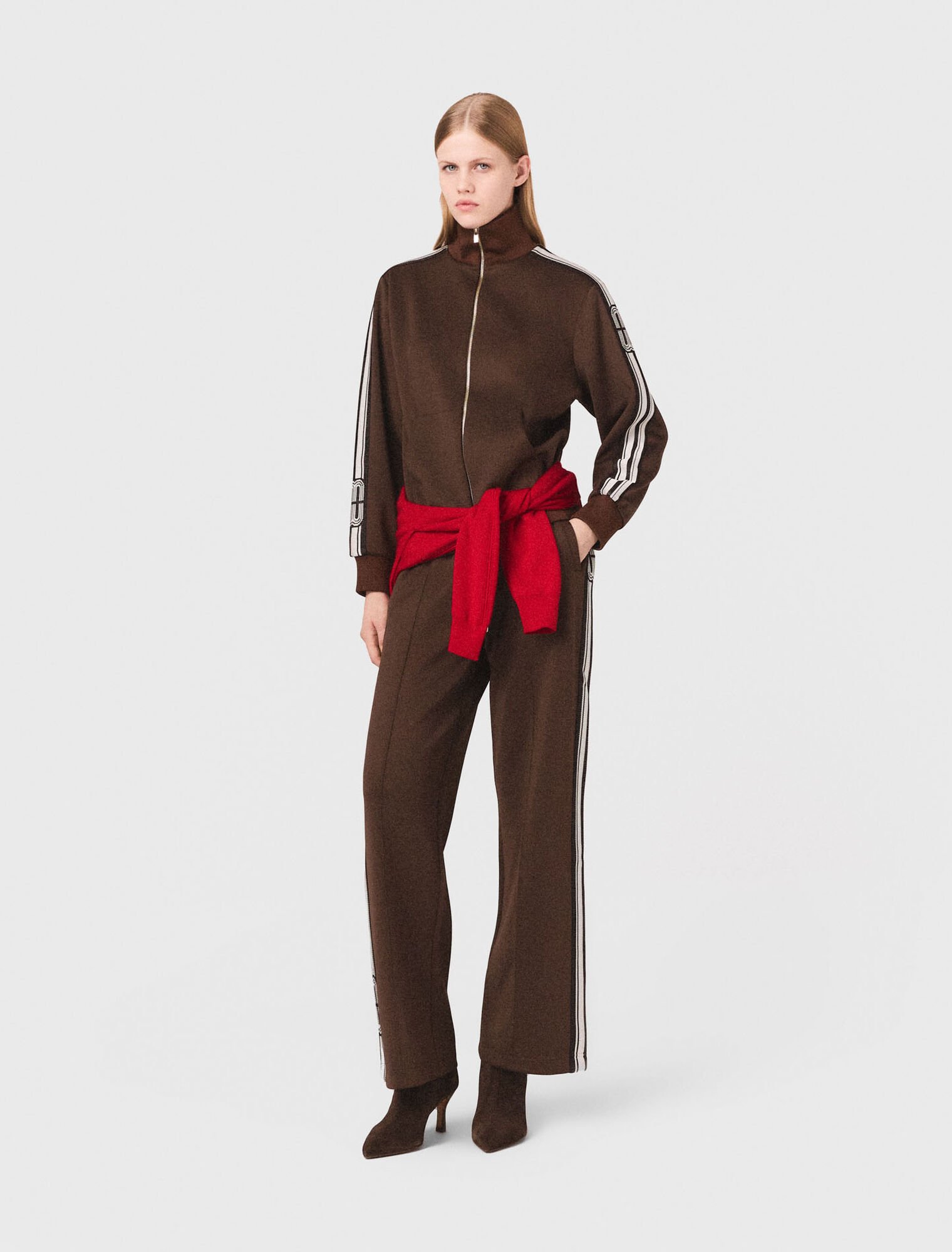 Sweatshirt with straight stripes Sweatshirt with straight stripes