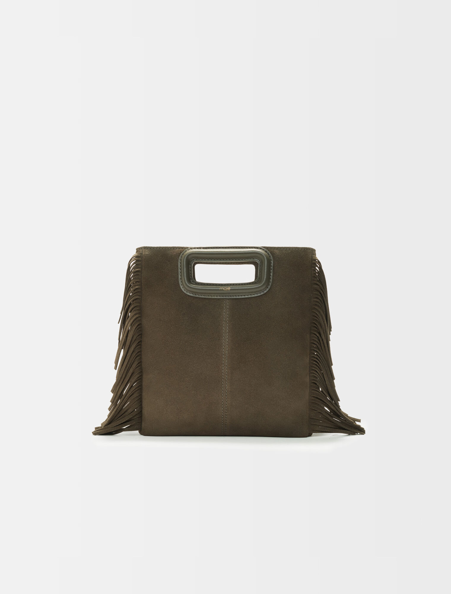 M bag in suede leather