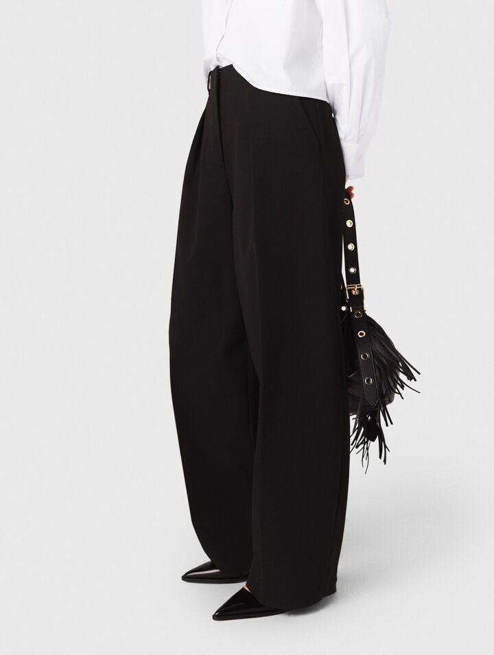 Balloon suit trousers