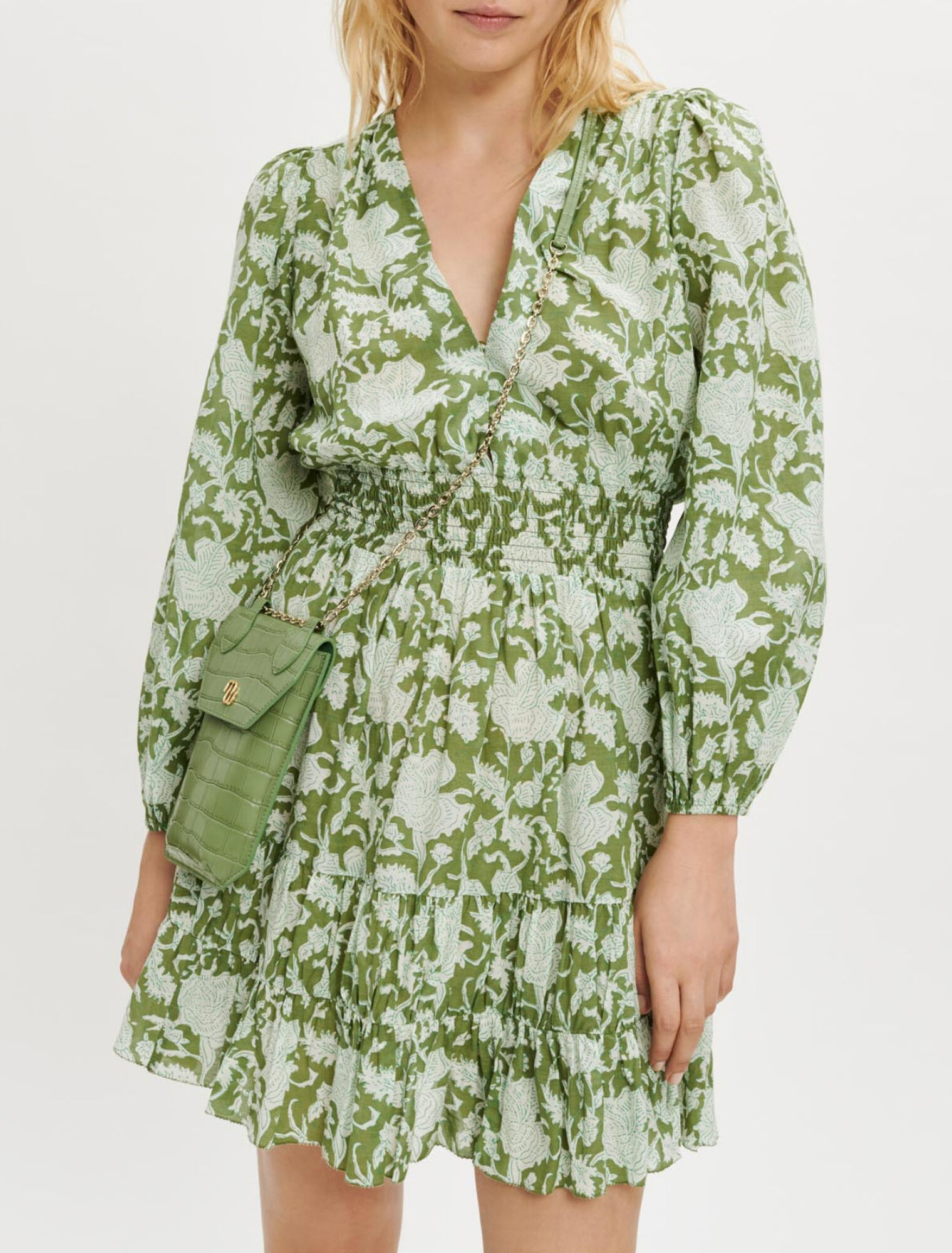 Robe en coton imprimé