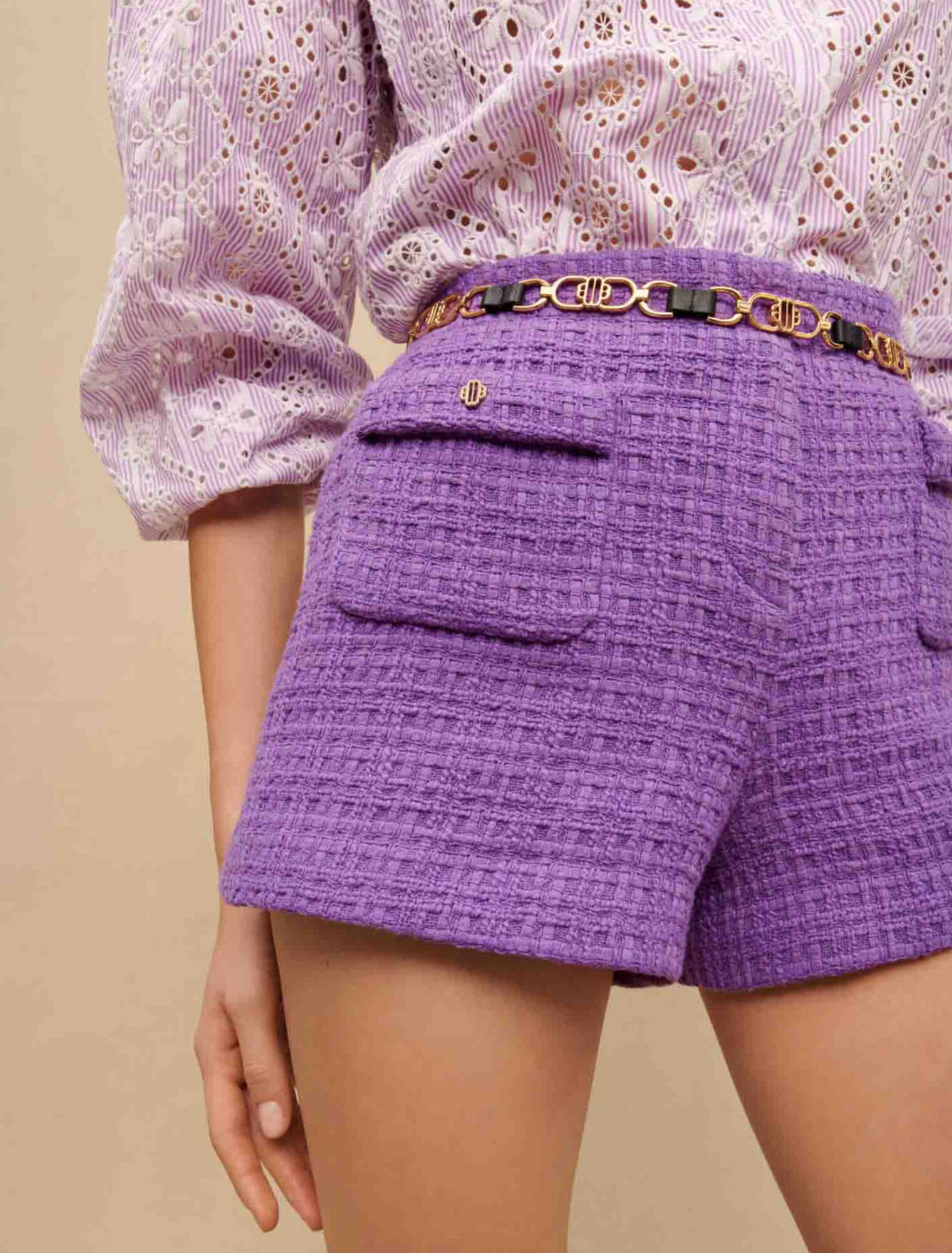Short en tweed