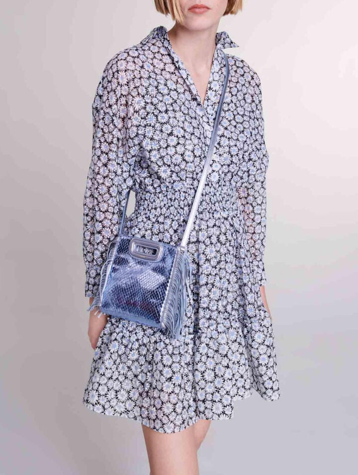 Robe courte fleurie