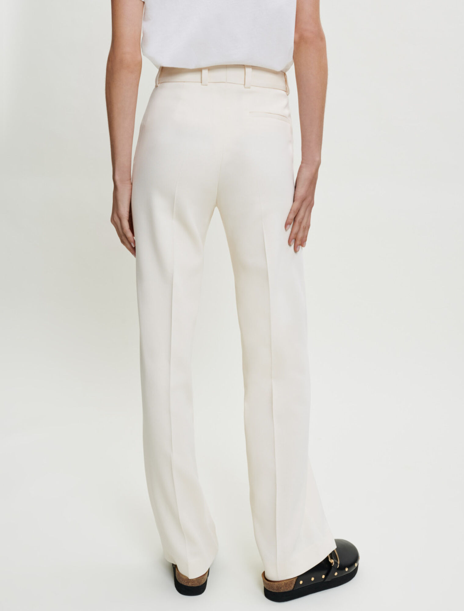 Pantalon tailleur large 