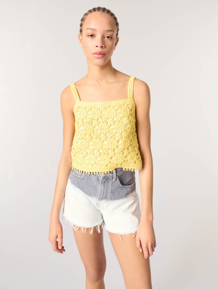 Top en crochet