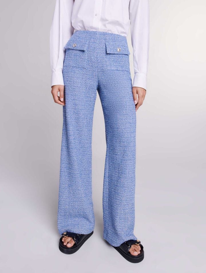 Pantalon en tweed