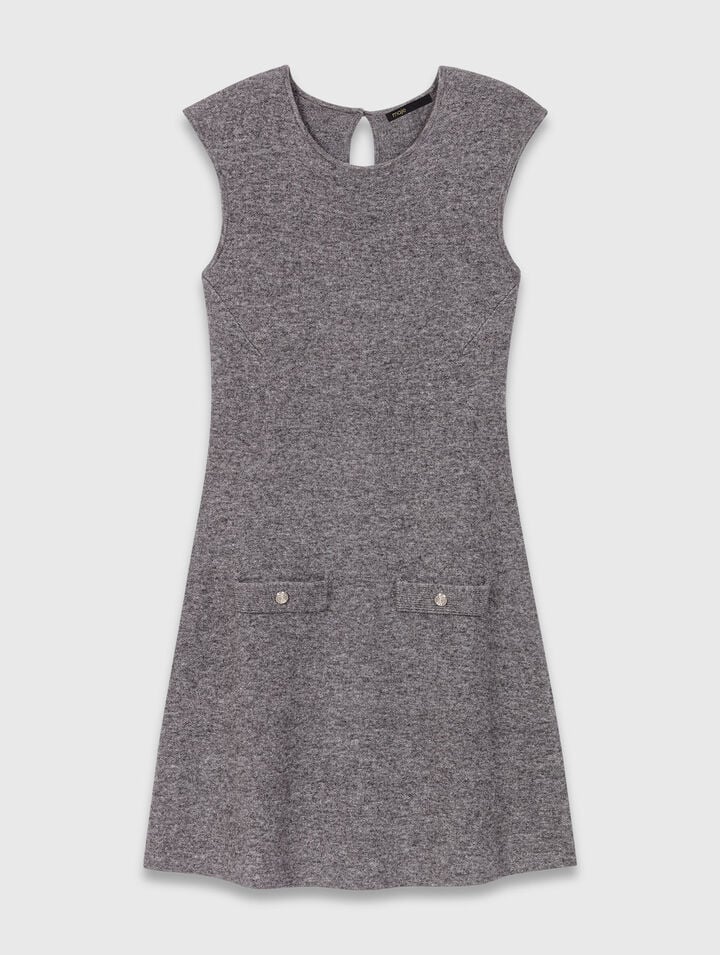 Robe en maille avec pull amovible 