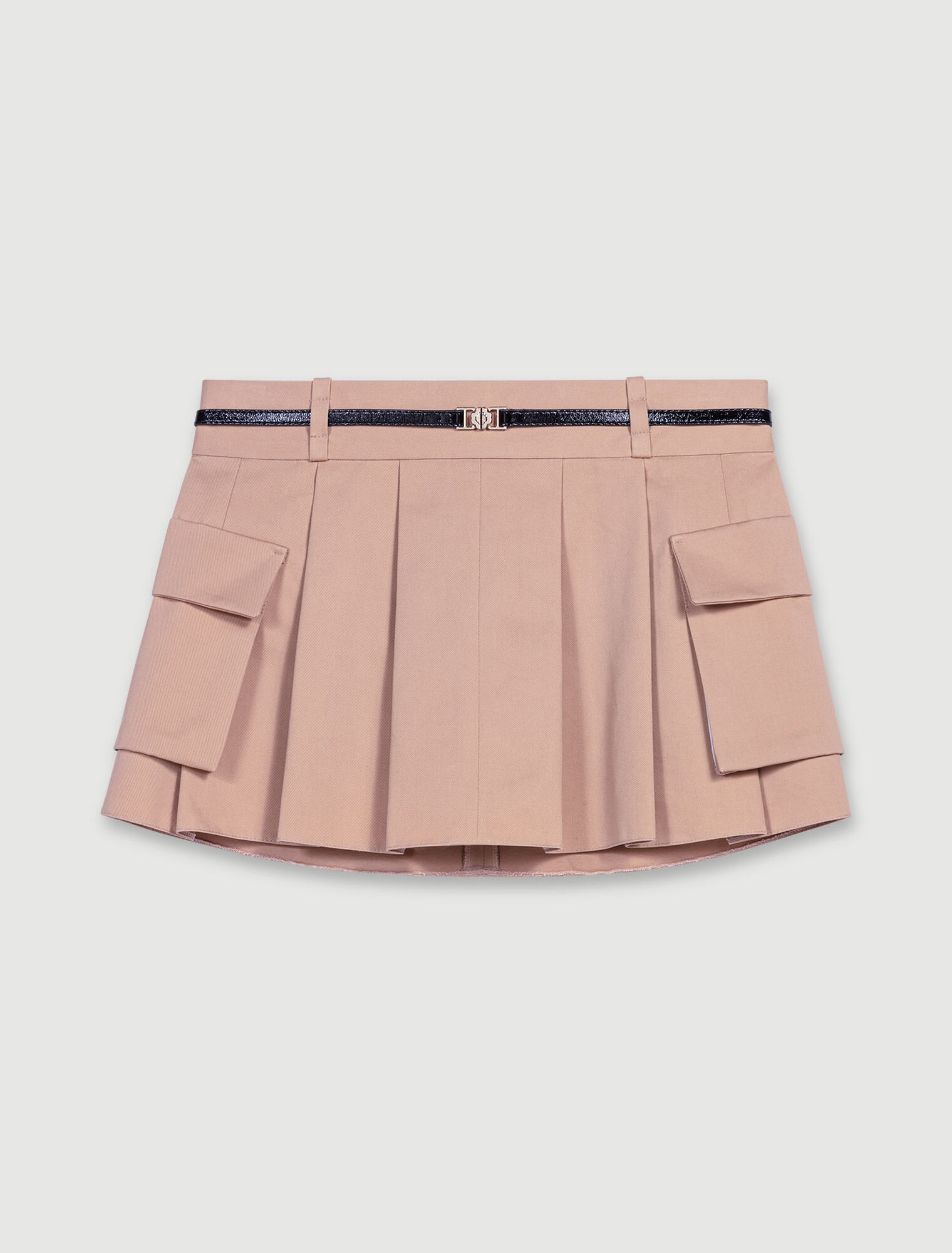 Jupe courte plissée