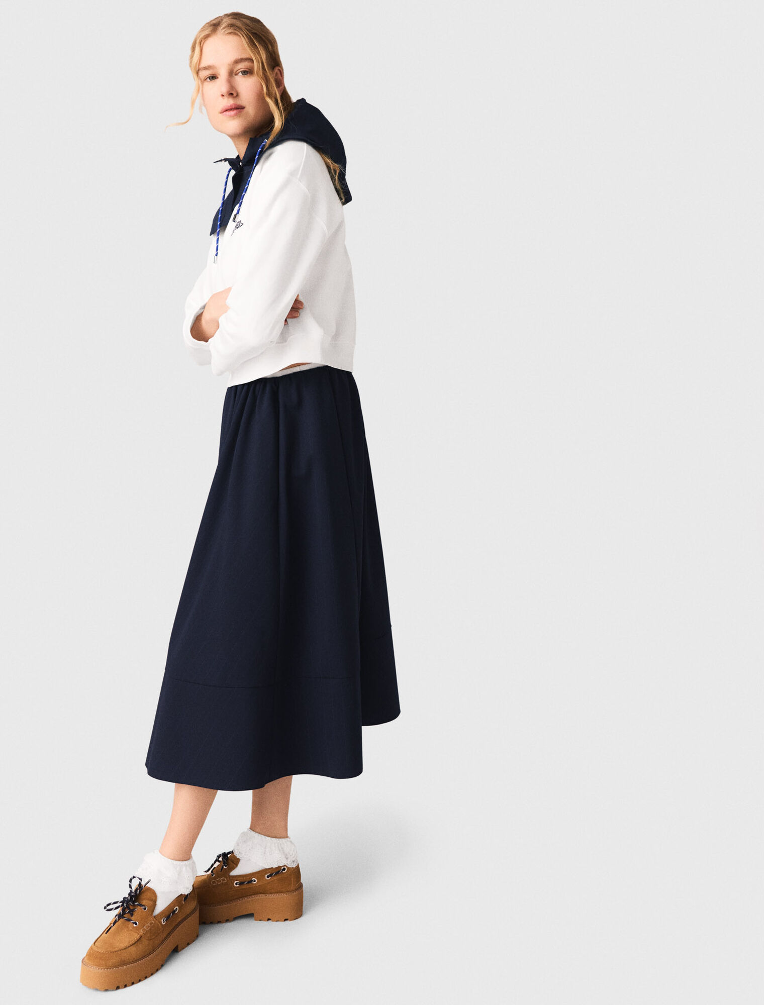 Sailor print sweatshirt