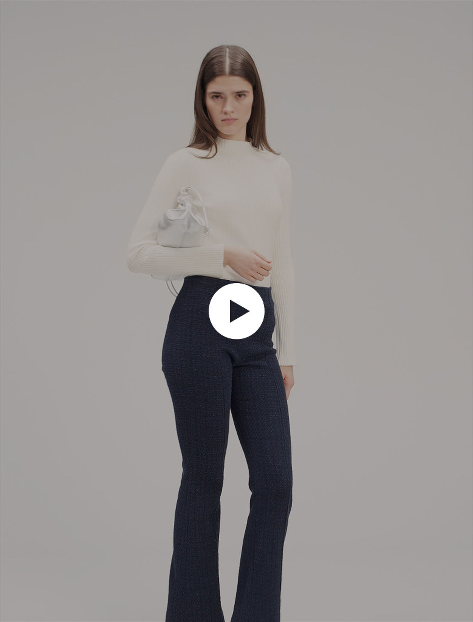 Pantalon en tweed