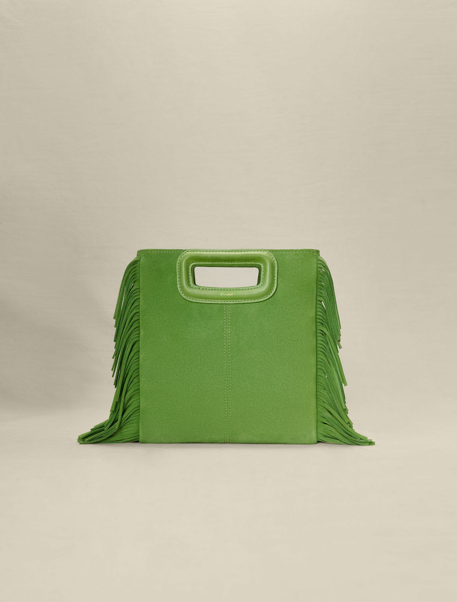 M bag in suede leather