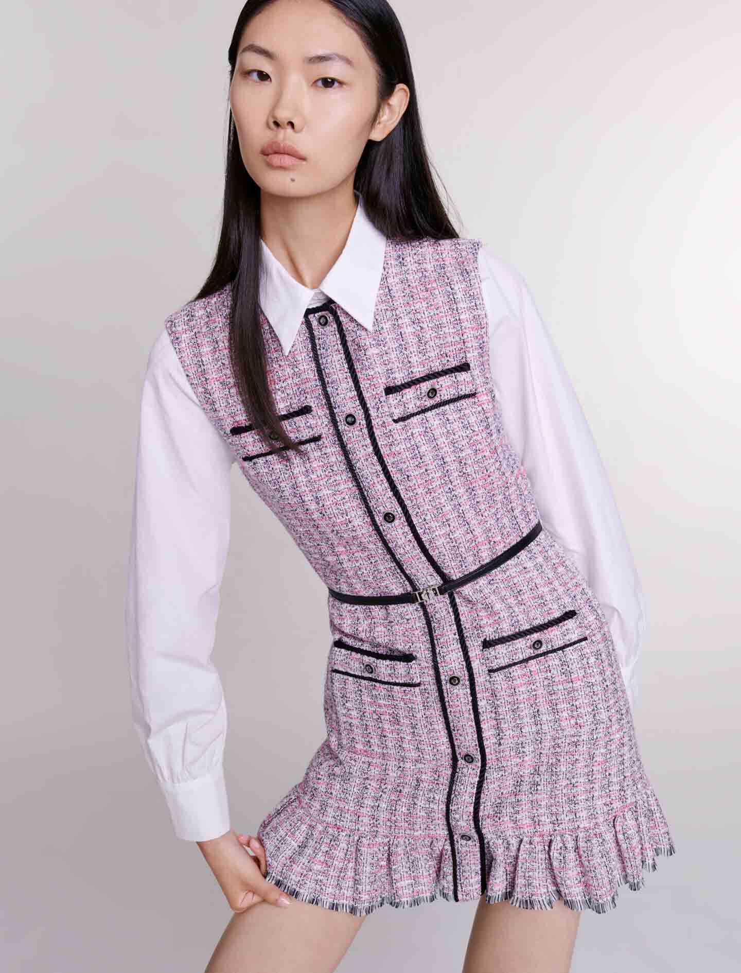 Short tweed jacket - Blazers | Maje