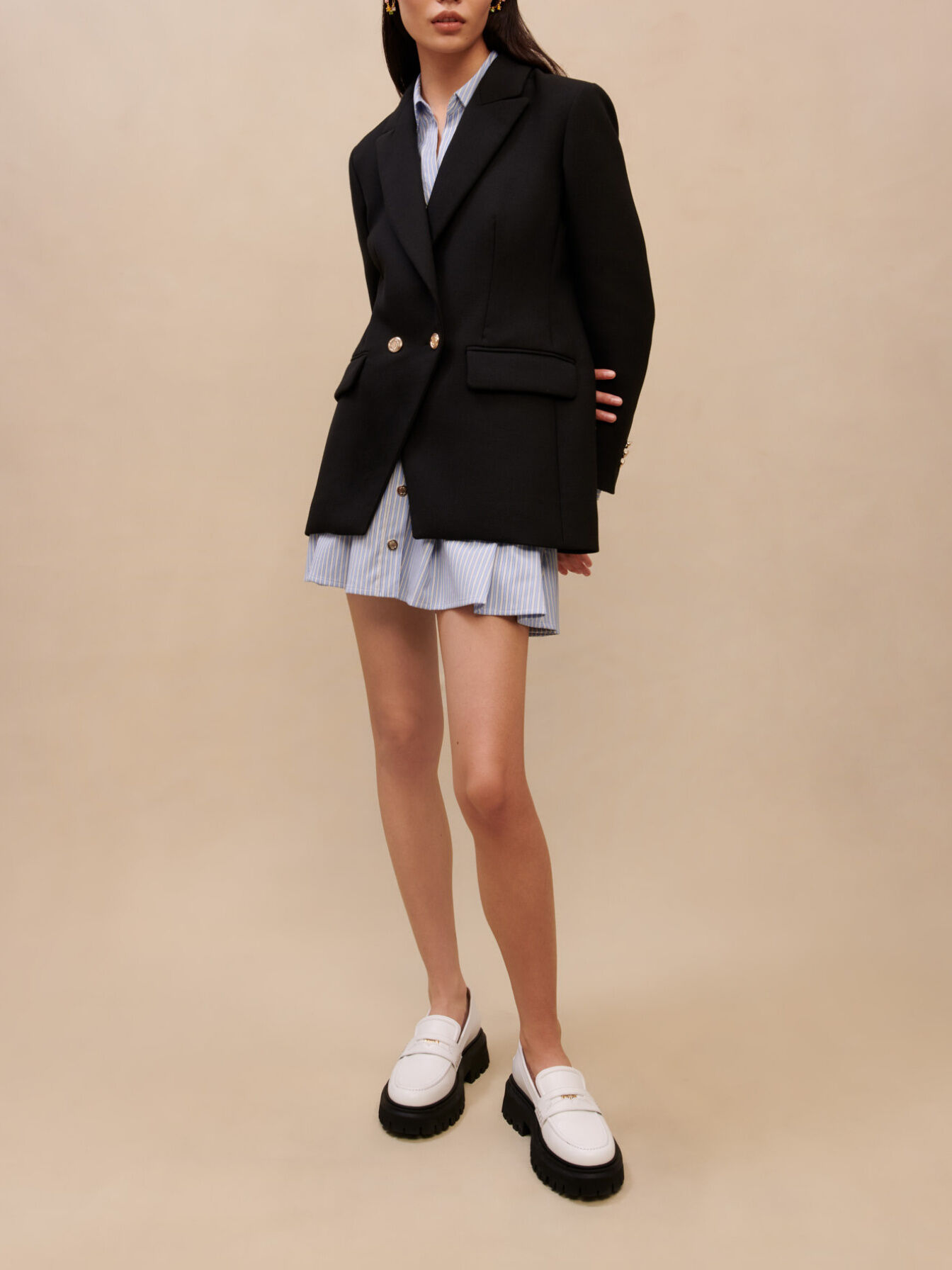 Maje black blazer store