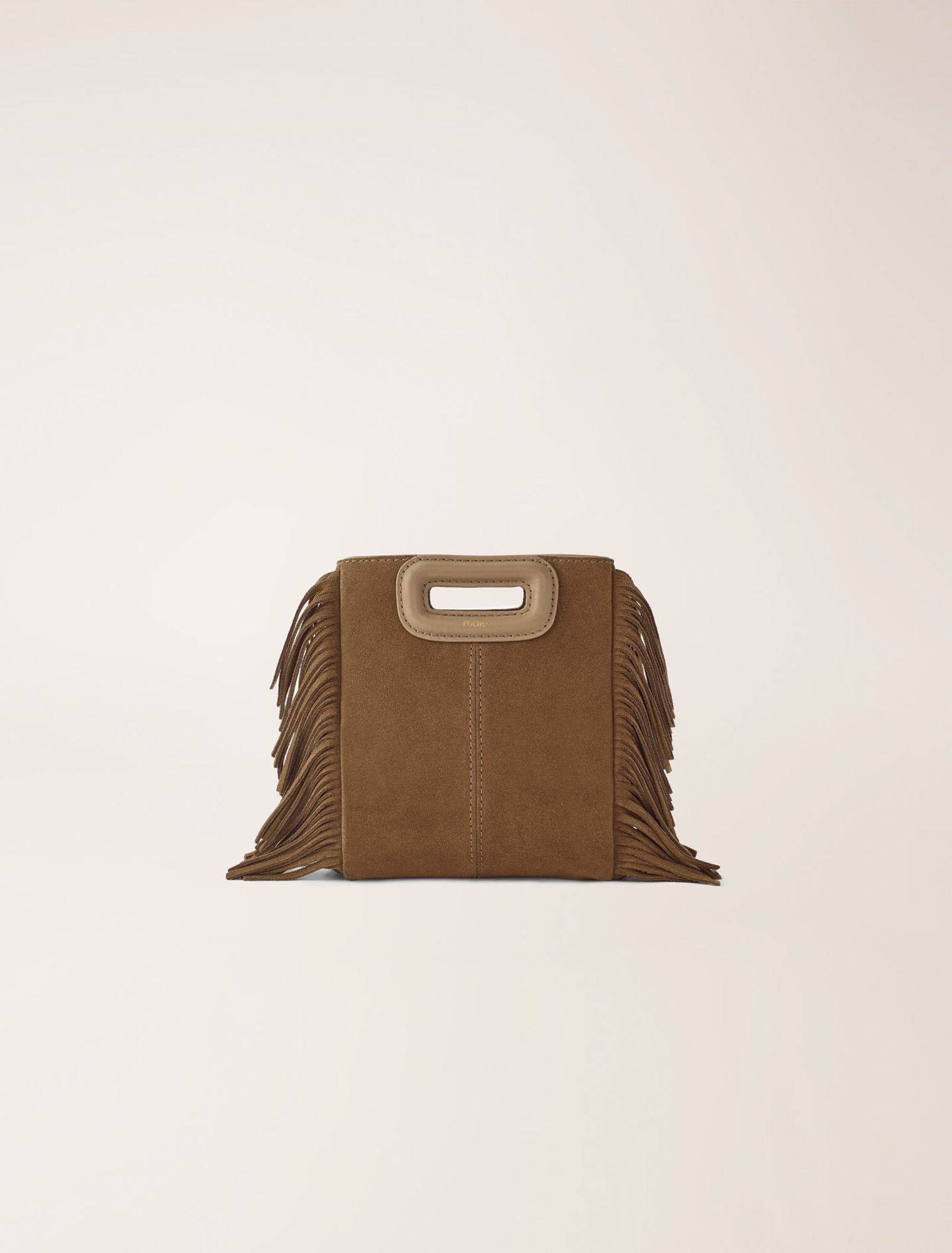 Sac M mini en cuir suède