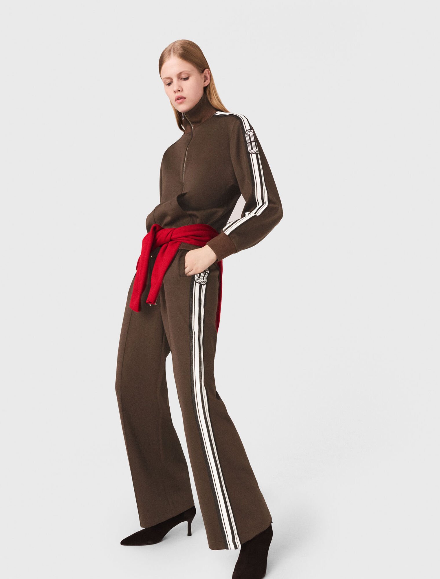Sweatshirt with straight stripes Sweatshirt with straight stripes