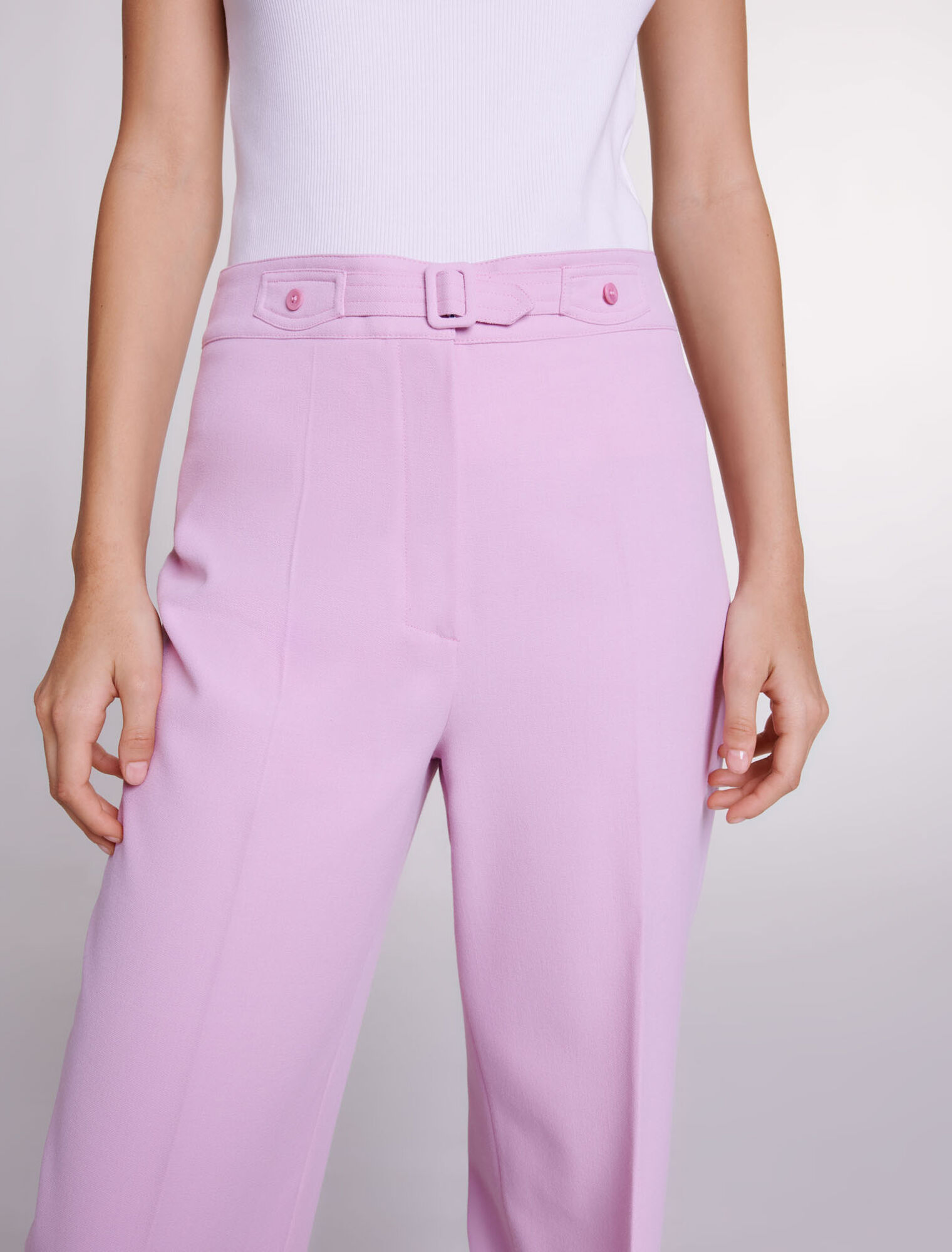 Pantalon de tailleur large