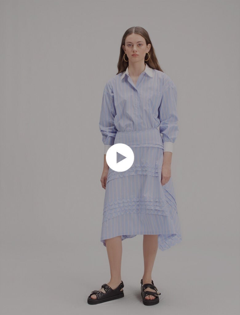 【NONCODE】Jubian Color Matching Skirt Fernanda Mini Skirt | GUESS Factory Ca