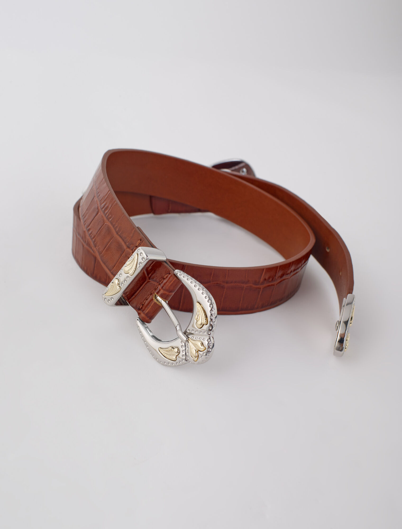 Ceinture double boucle western