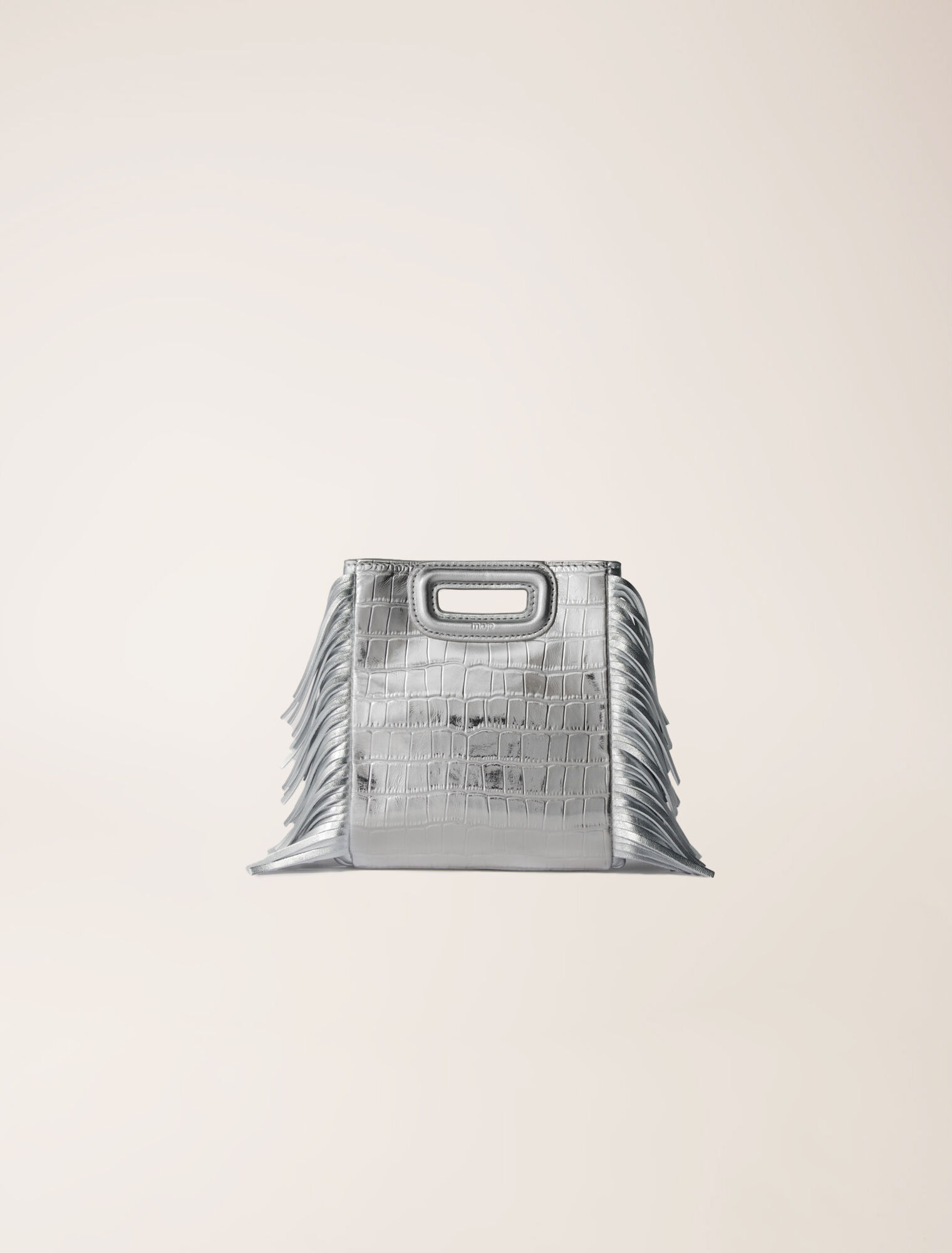 Sac M Mini en cuir effet croco