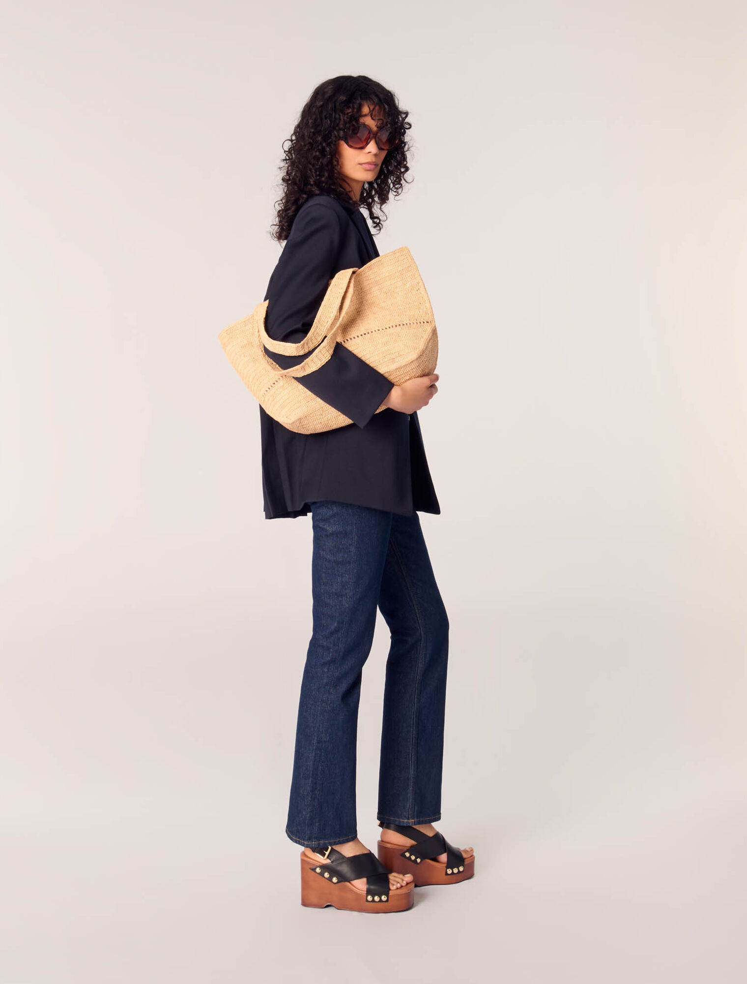 Jean denim à poches