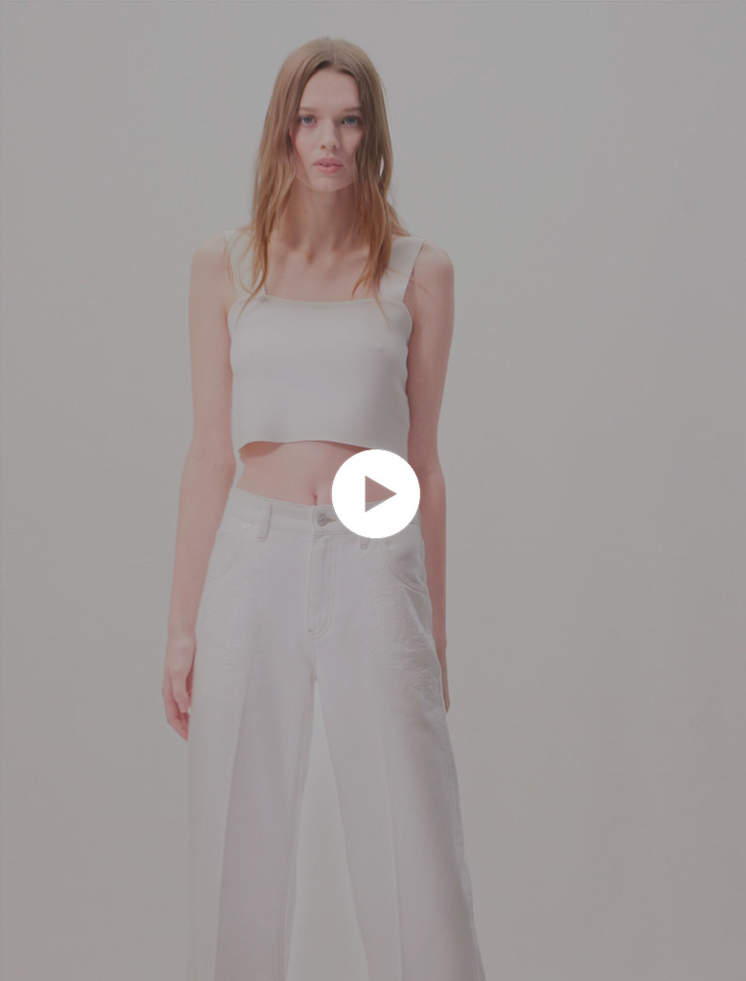 Crop top en maille