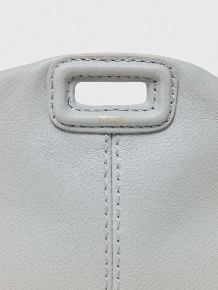 Miss M micro grained leather bag