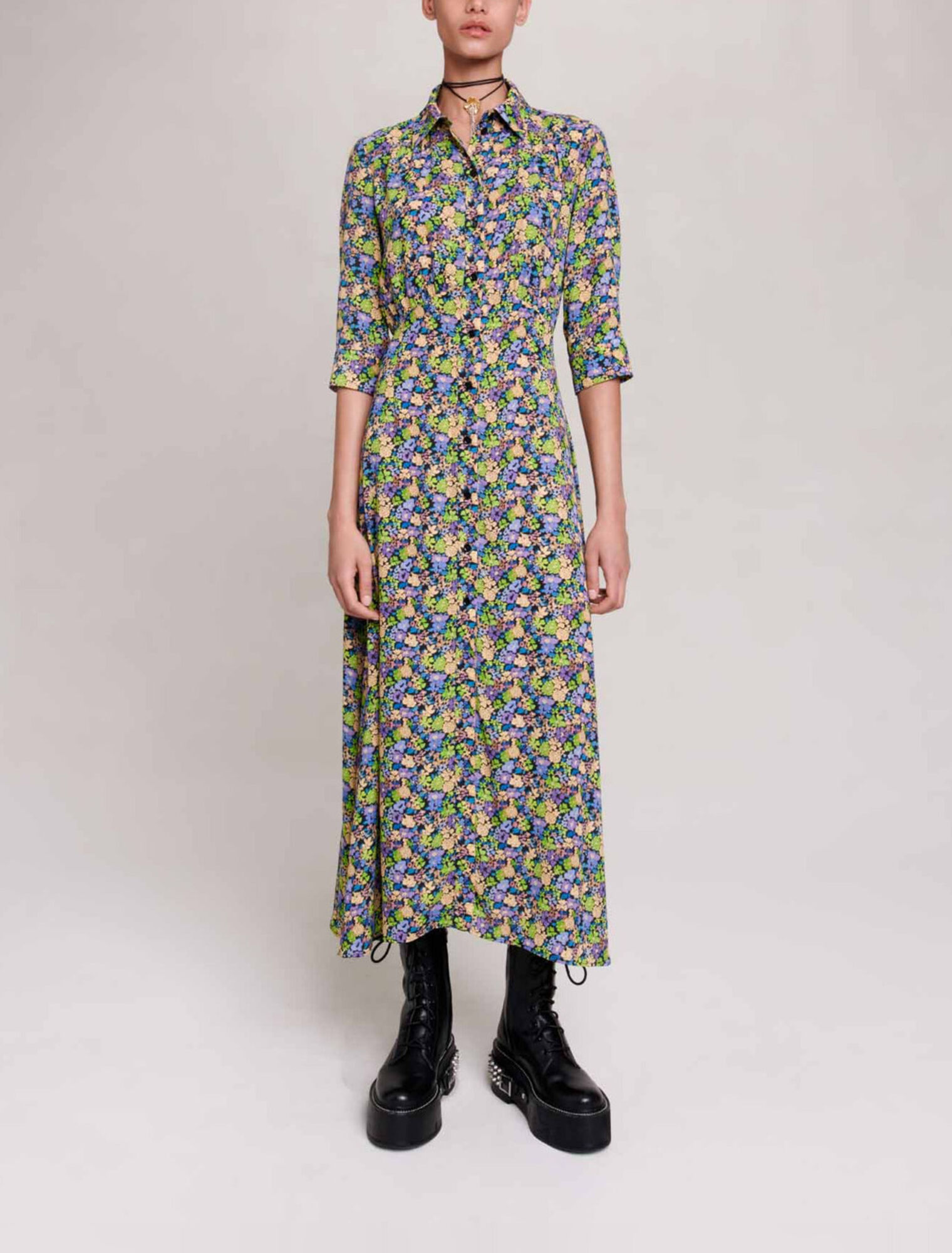 Long floral dress
