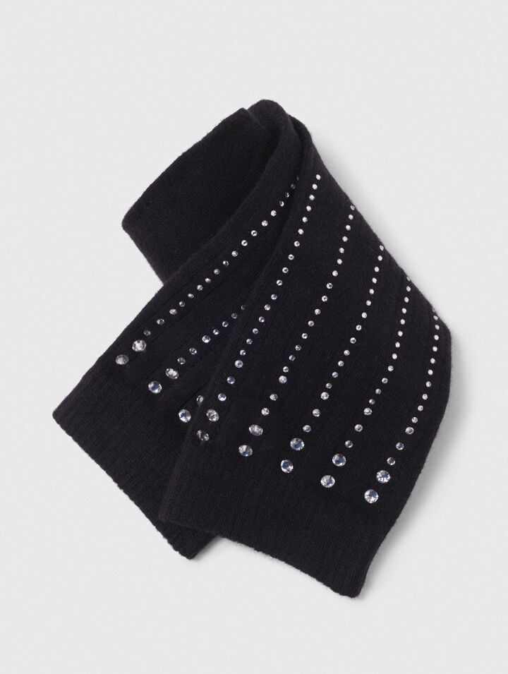 Chaussettes en coton à strass