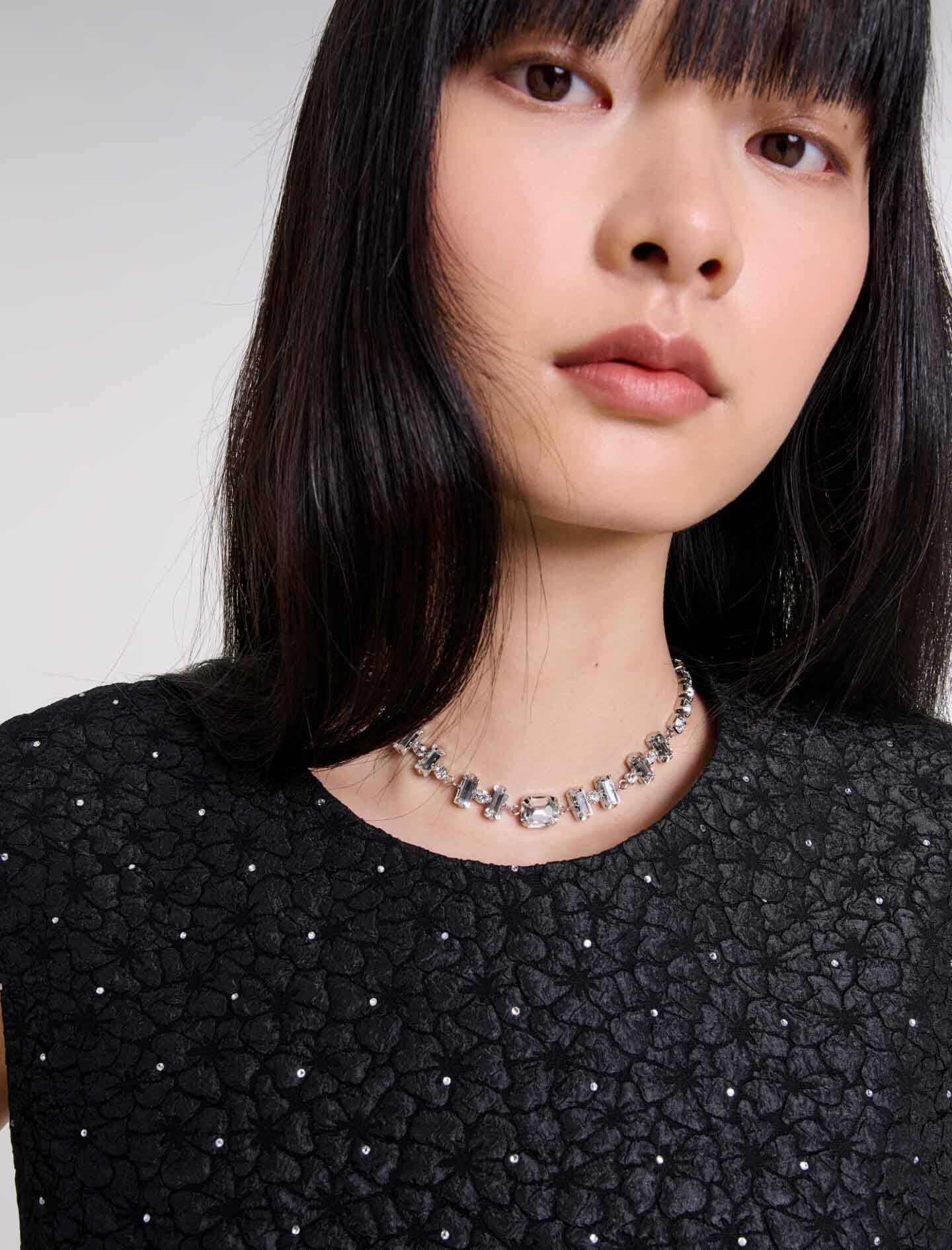 美品✨6 (ROKU) COTTON SLITDRESS BLACK 36 6（ロク）の「＜6(ROKU)＞BACK SLIT DRESS/ワンピース