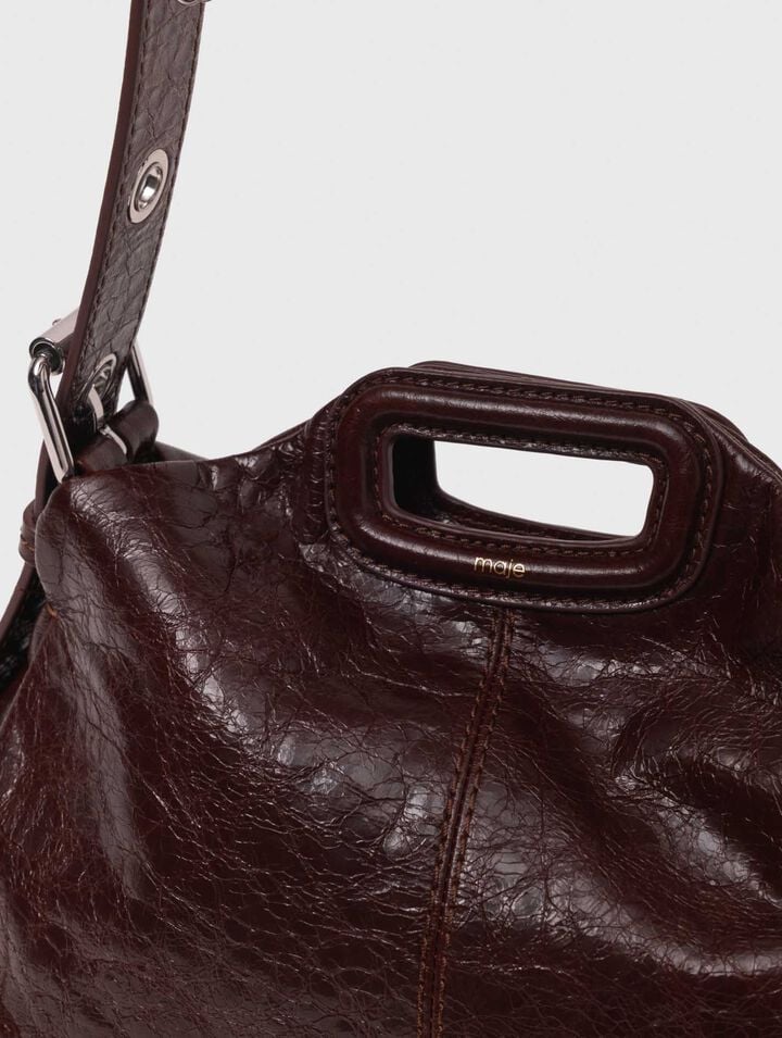 Sac Miss M en cuir craquelé