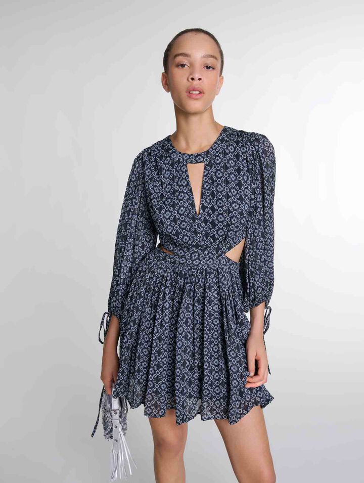 Short Clover motif dress