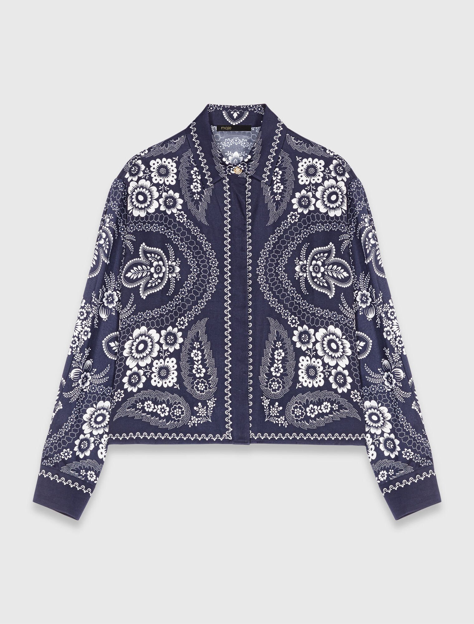 Flowing printed shirt