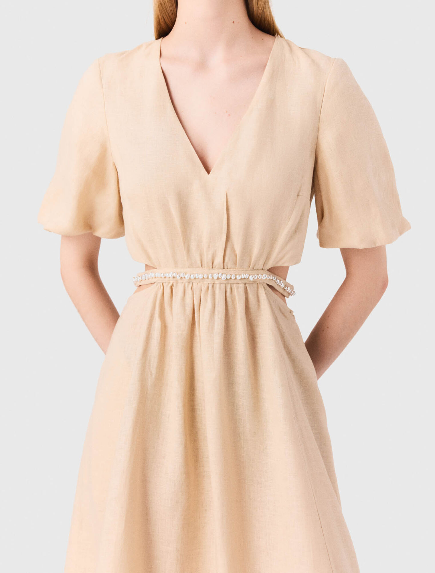Robe longue en lin