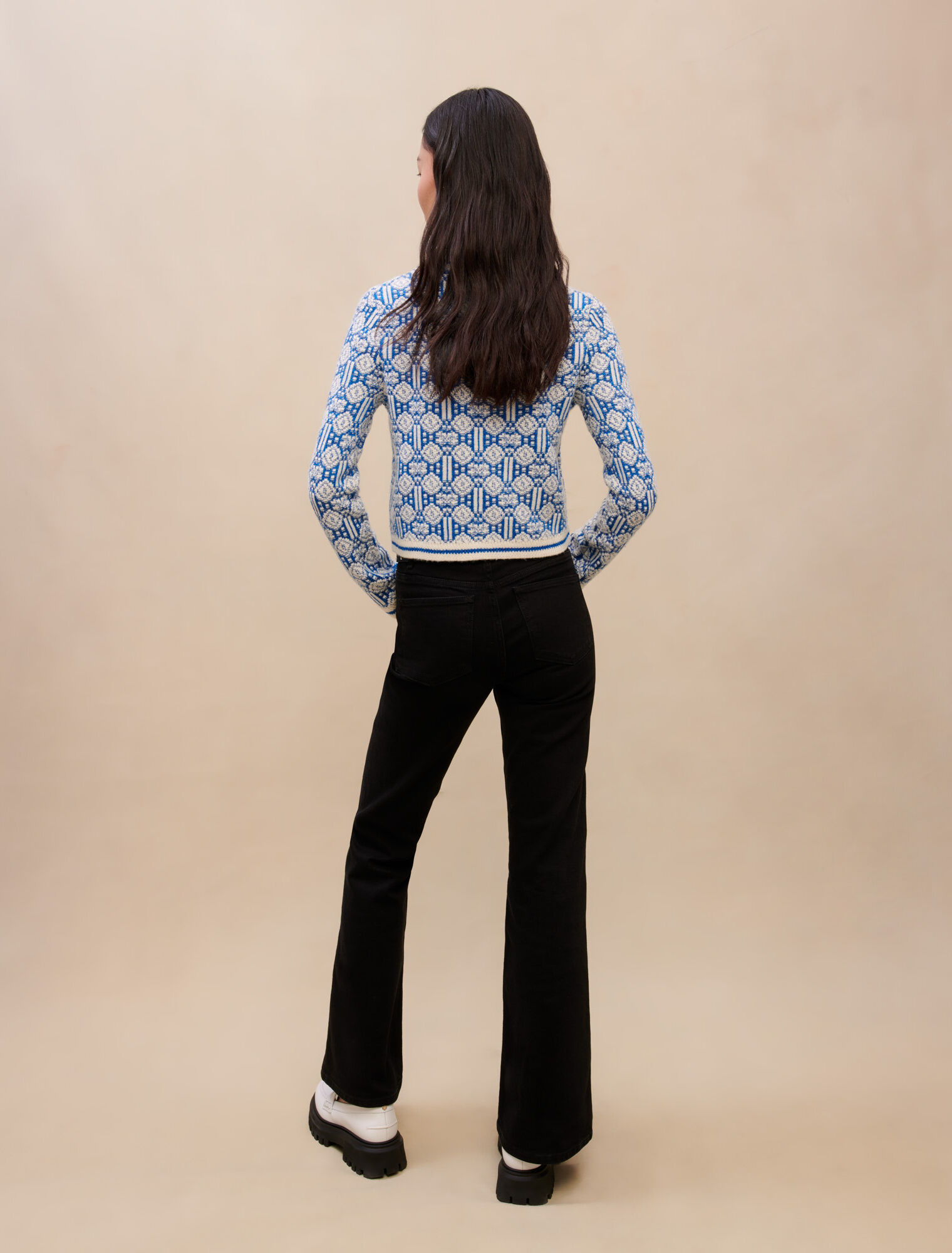 Cardigan en jacquard