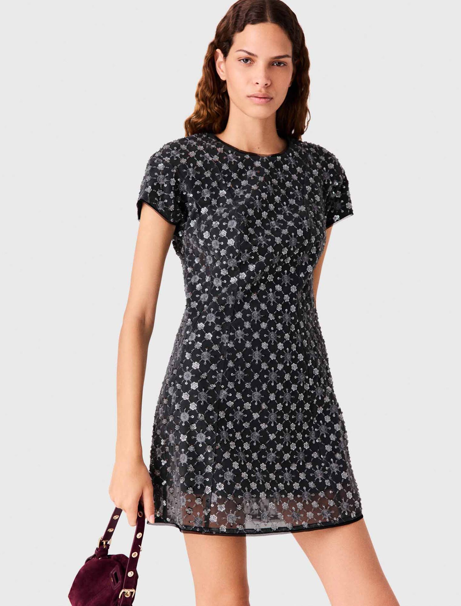 Short rhinestone dress