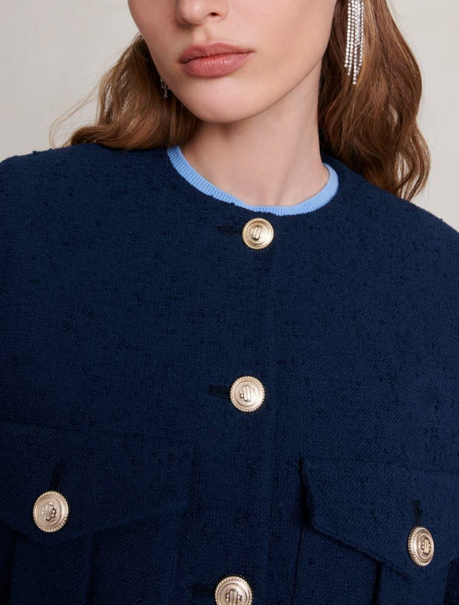 Blouson bomber court