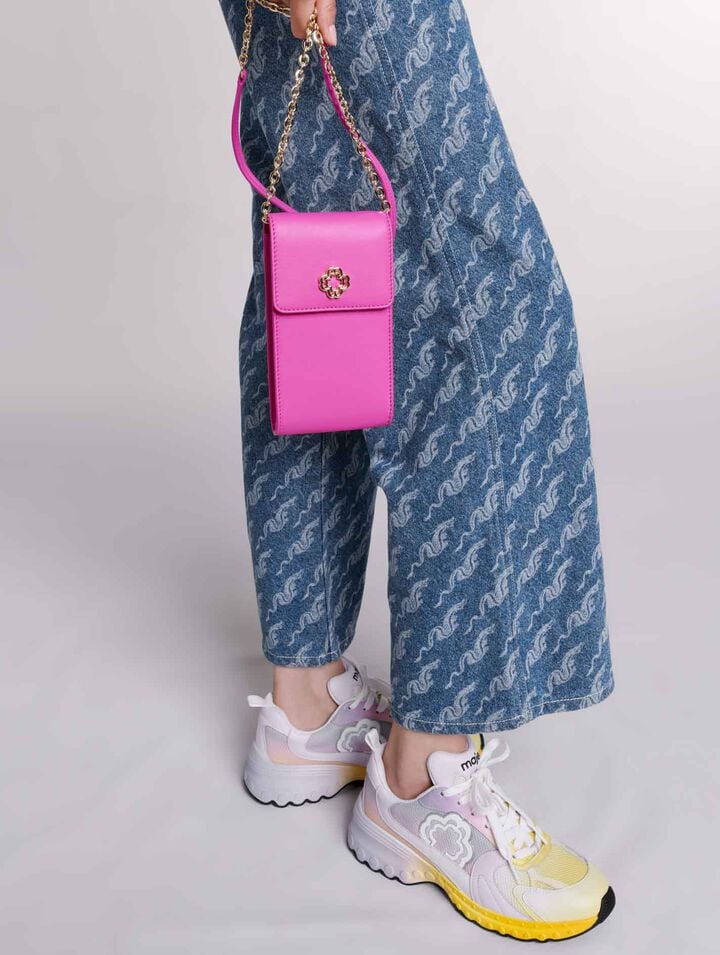 Pochette de téléphone en cuir