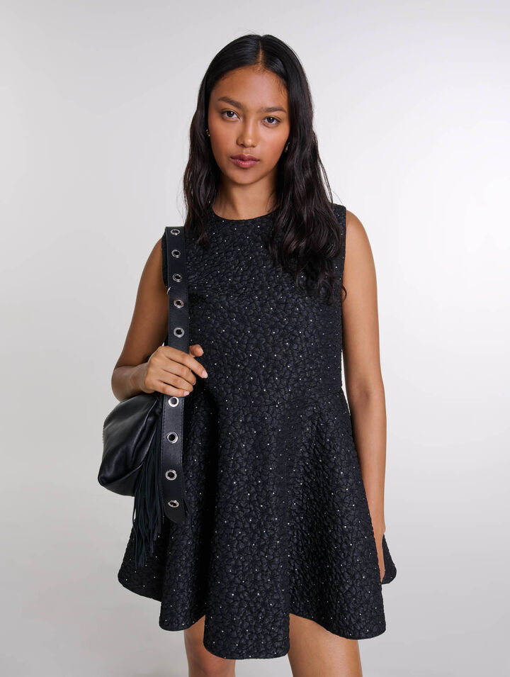 Combinaison trompe l'œil strassée