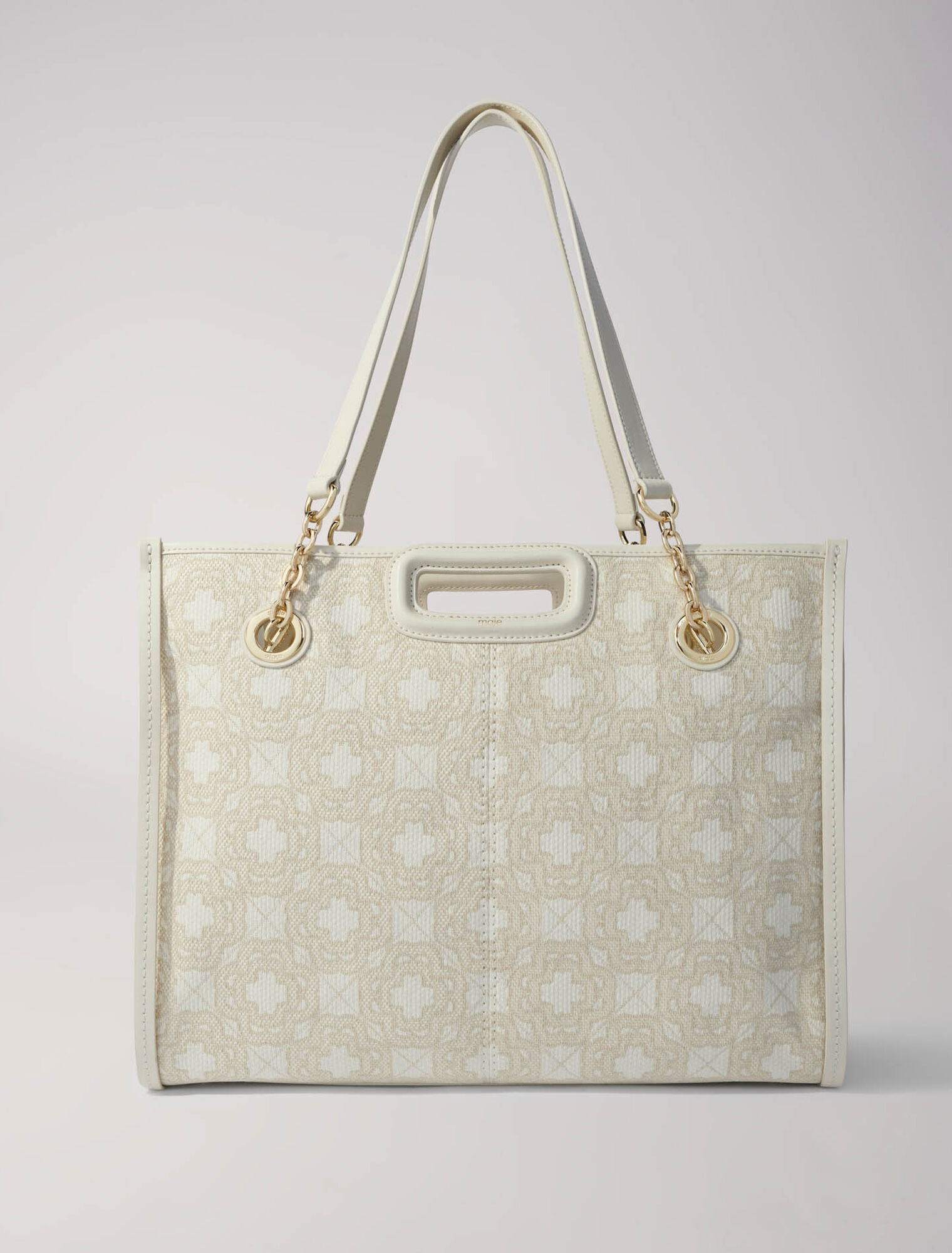 Cabas en toile imprimée clover