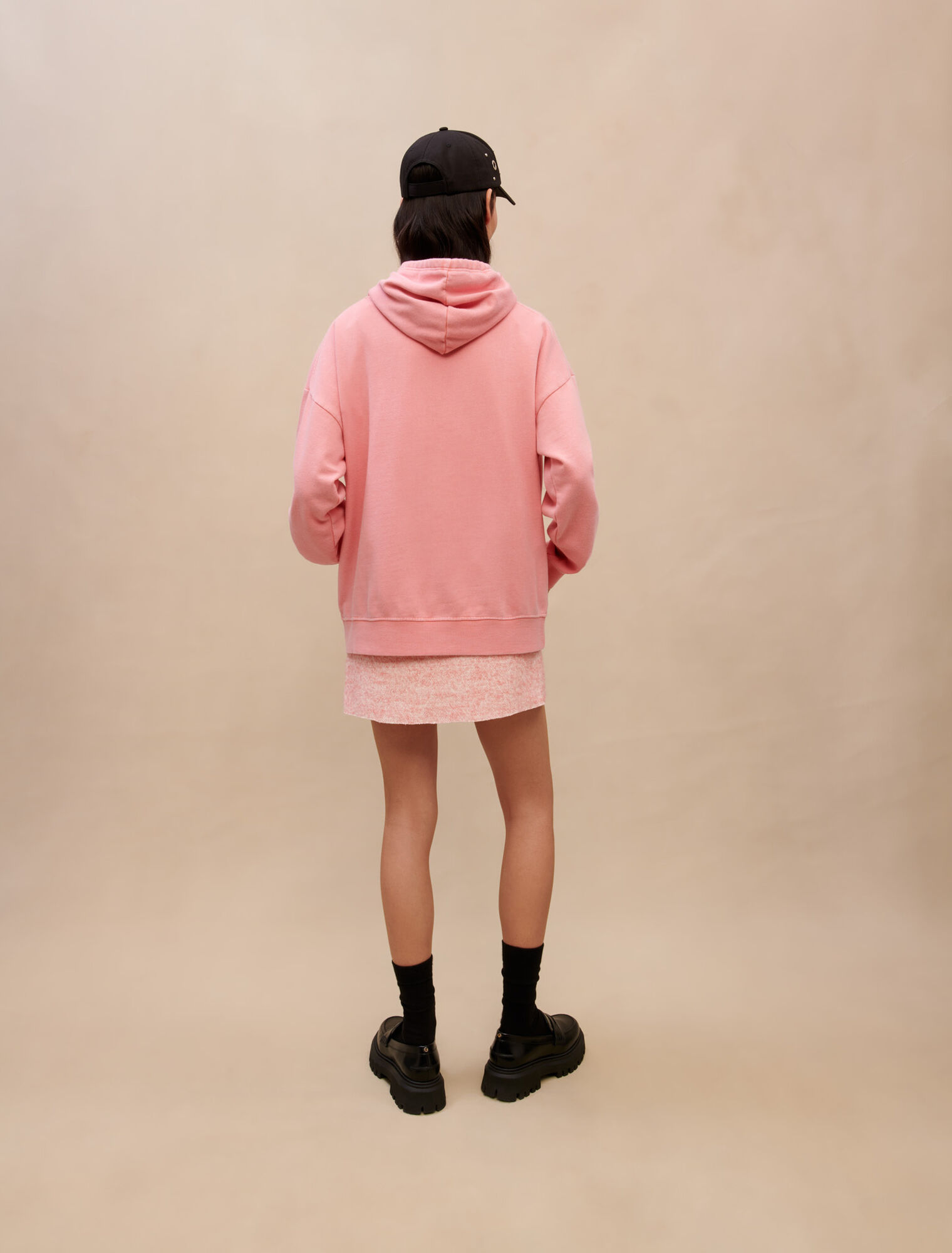 Pink oversized sweatshirt