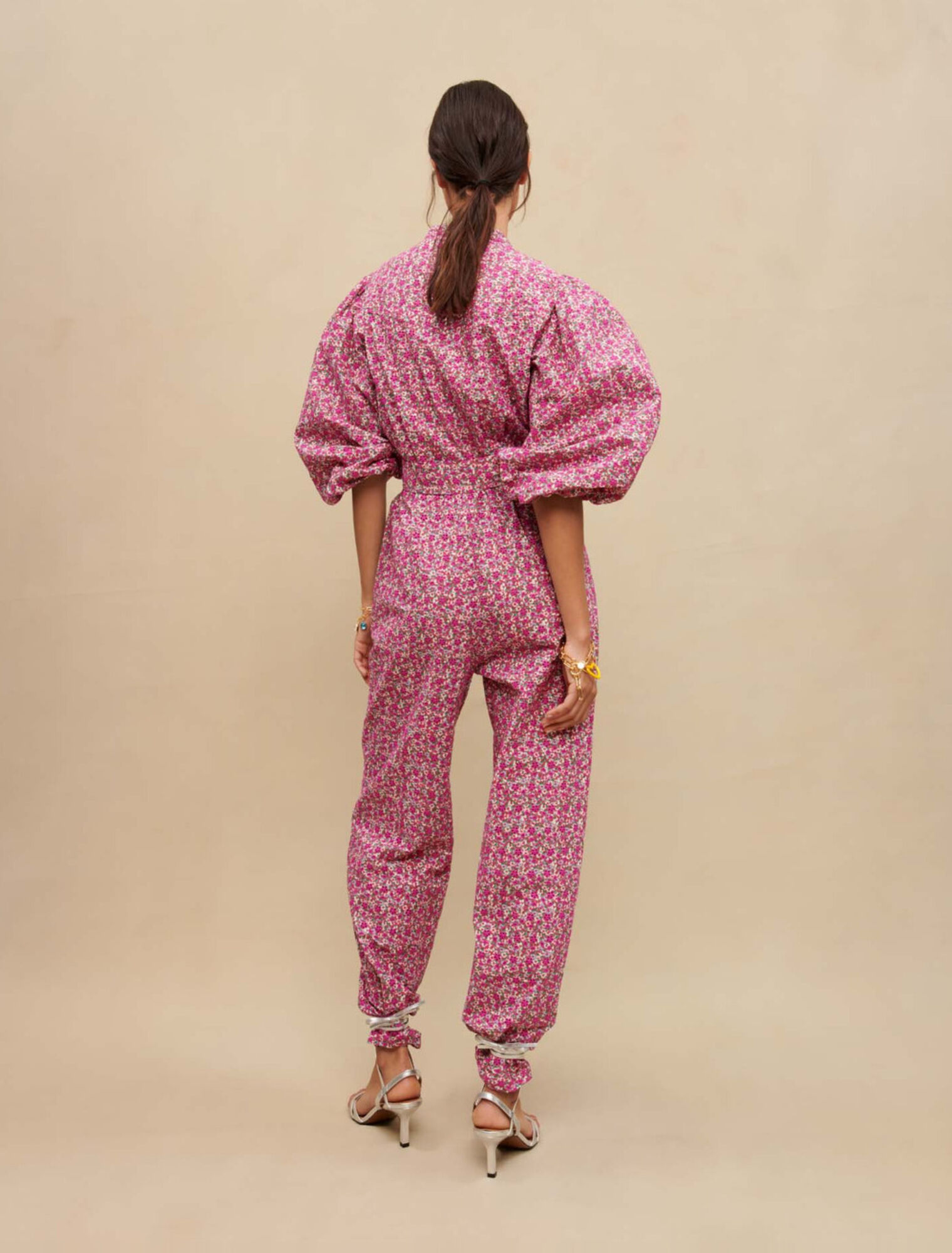 Combinaison pantalon imprimé fleuri
