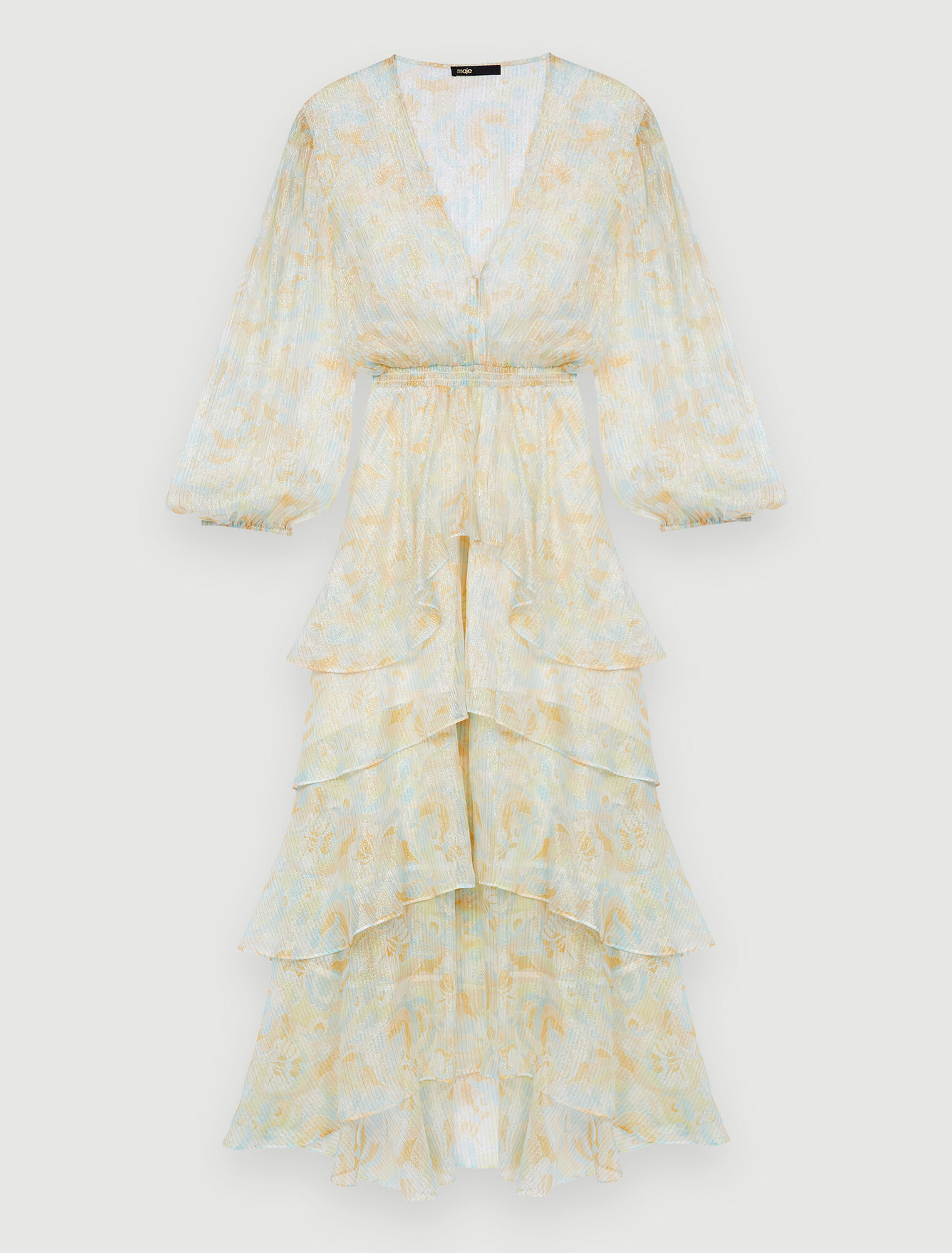 Robe en soie fluide et brillante