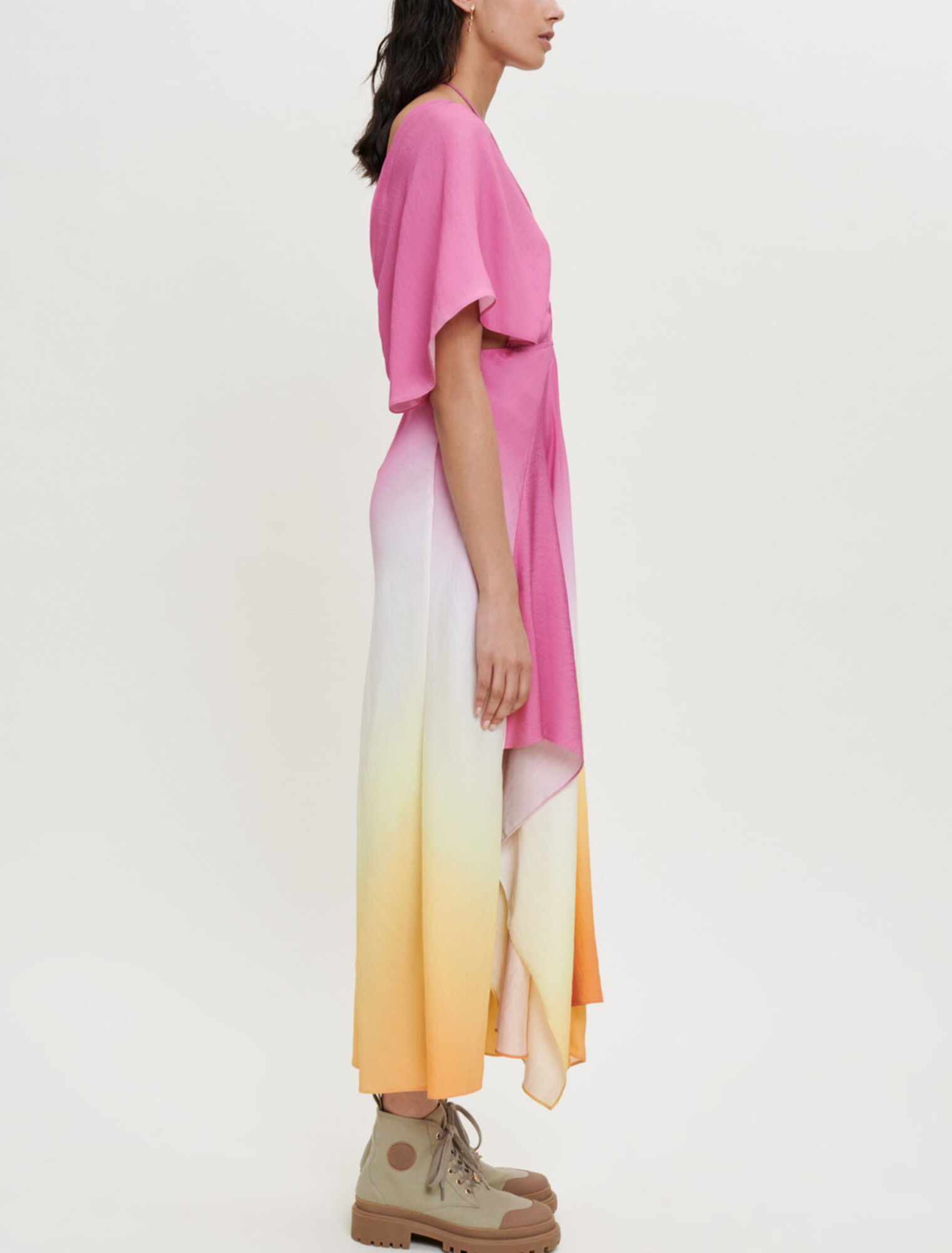Robe foulard en Tie and Dye