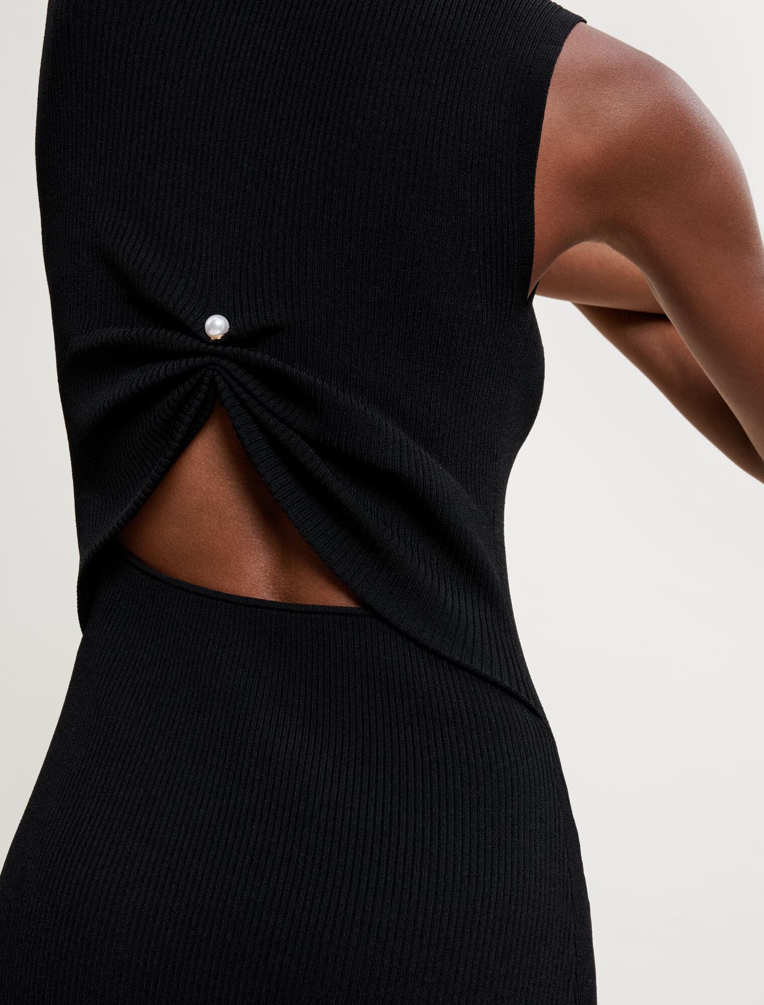 Robe longue en maille 