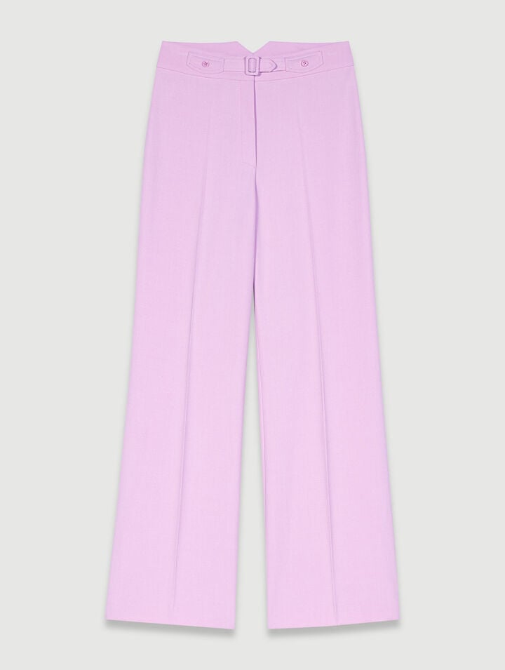 Pantalon de tailleur large