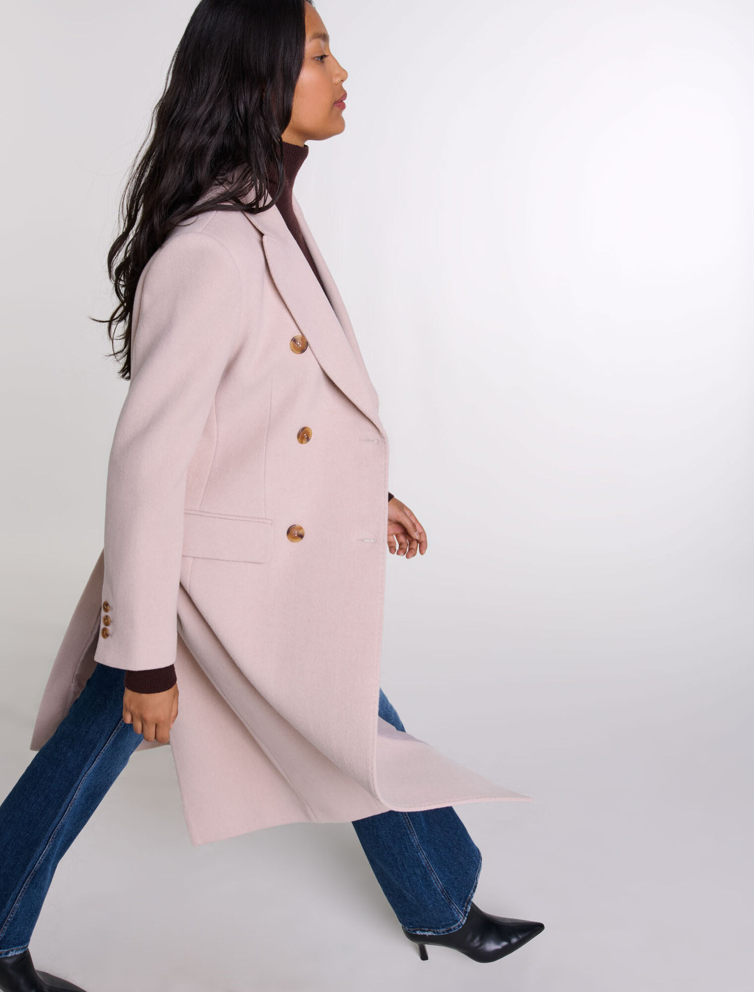 Manteau long doublé