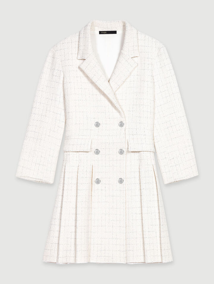Robe courte boutonnée