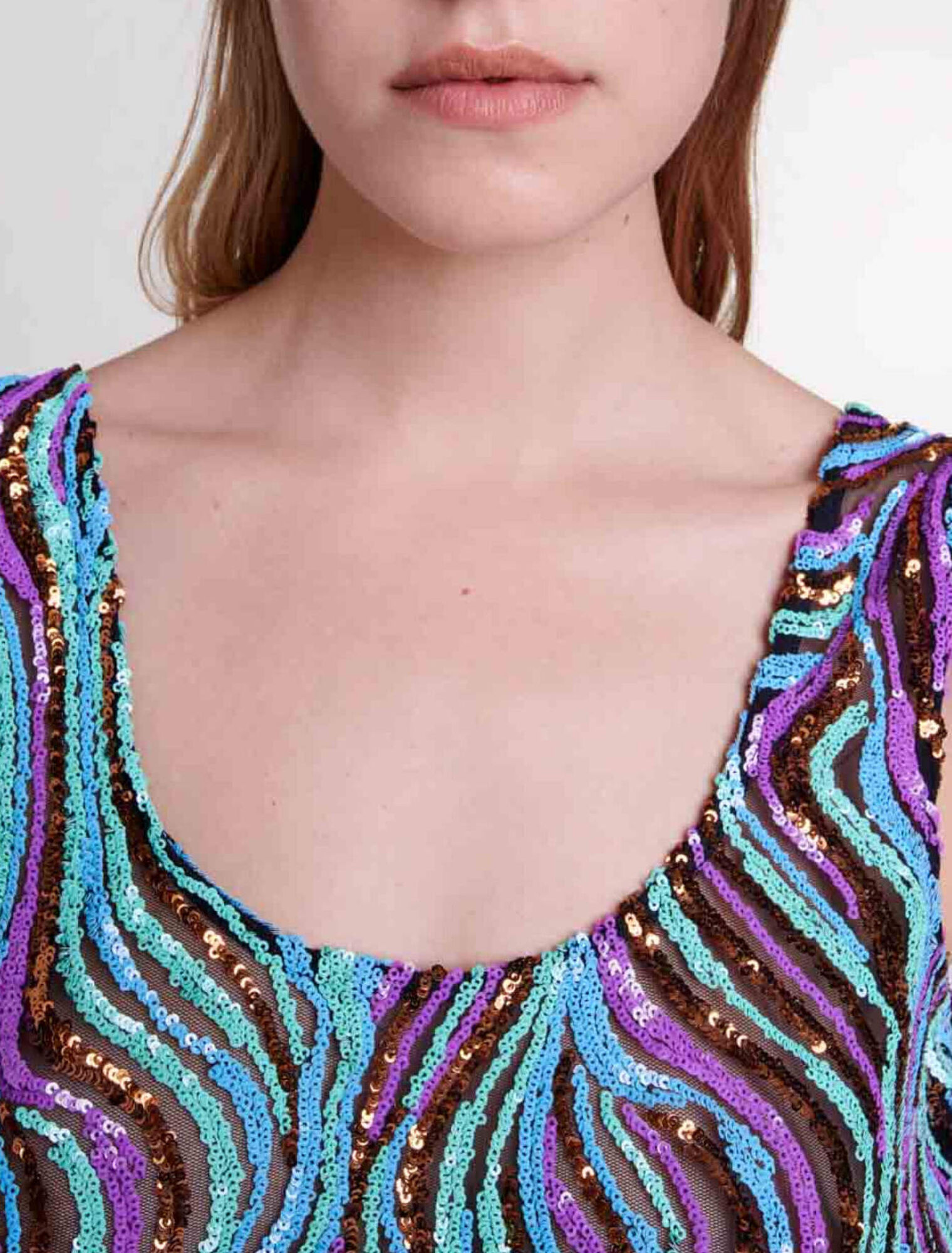 Top à sequins