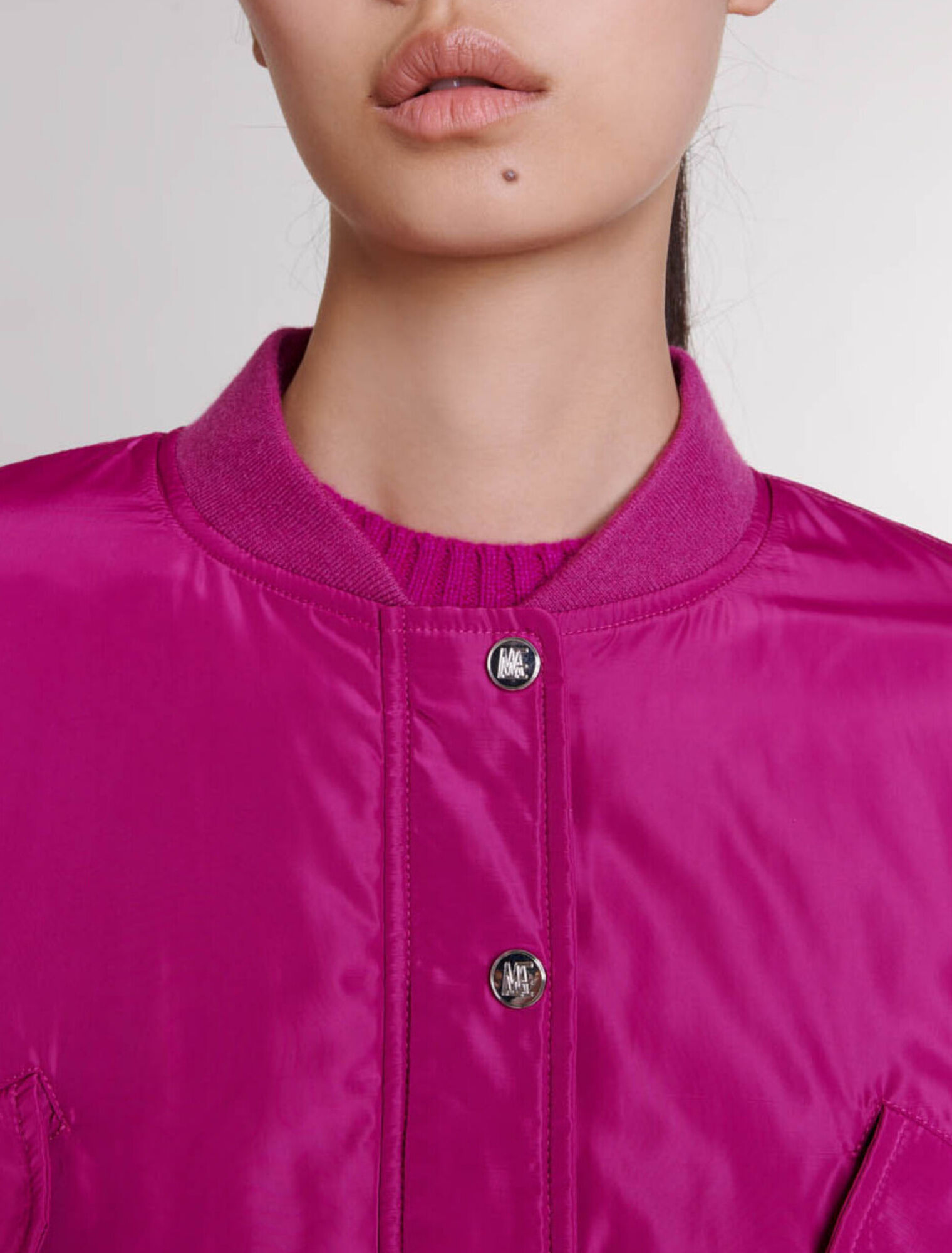 Blouson bomber court