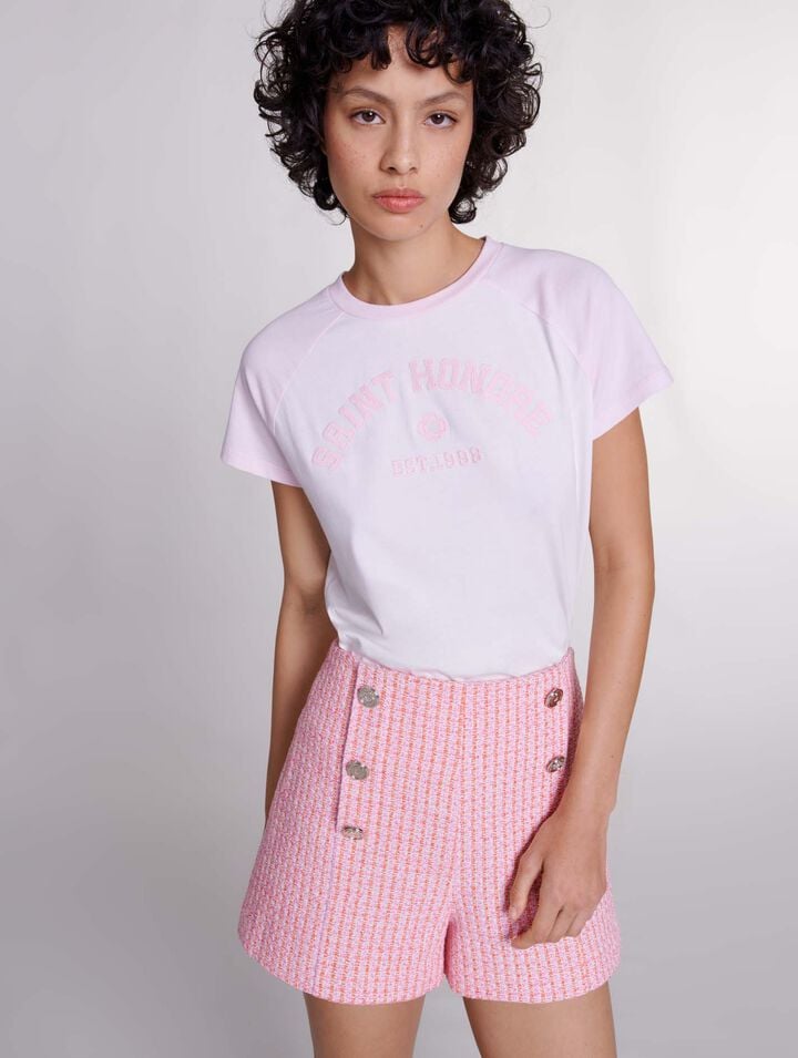 Short en tweed