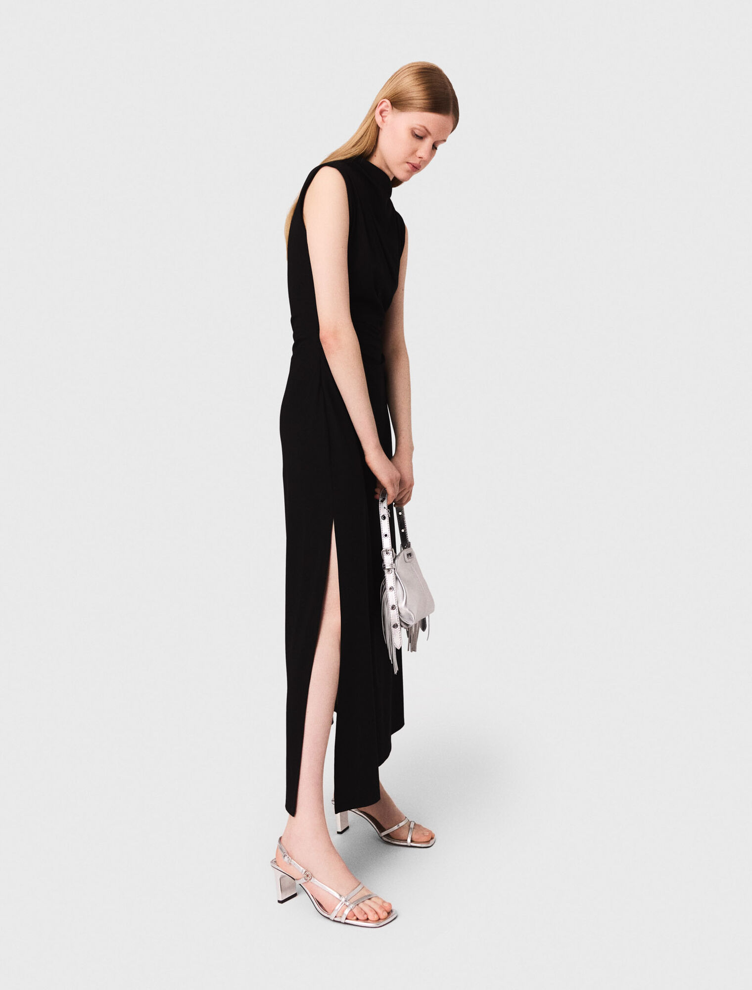 Robe maxi avec taille découpée